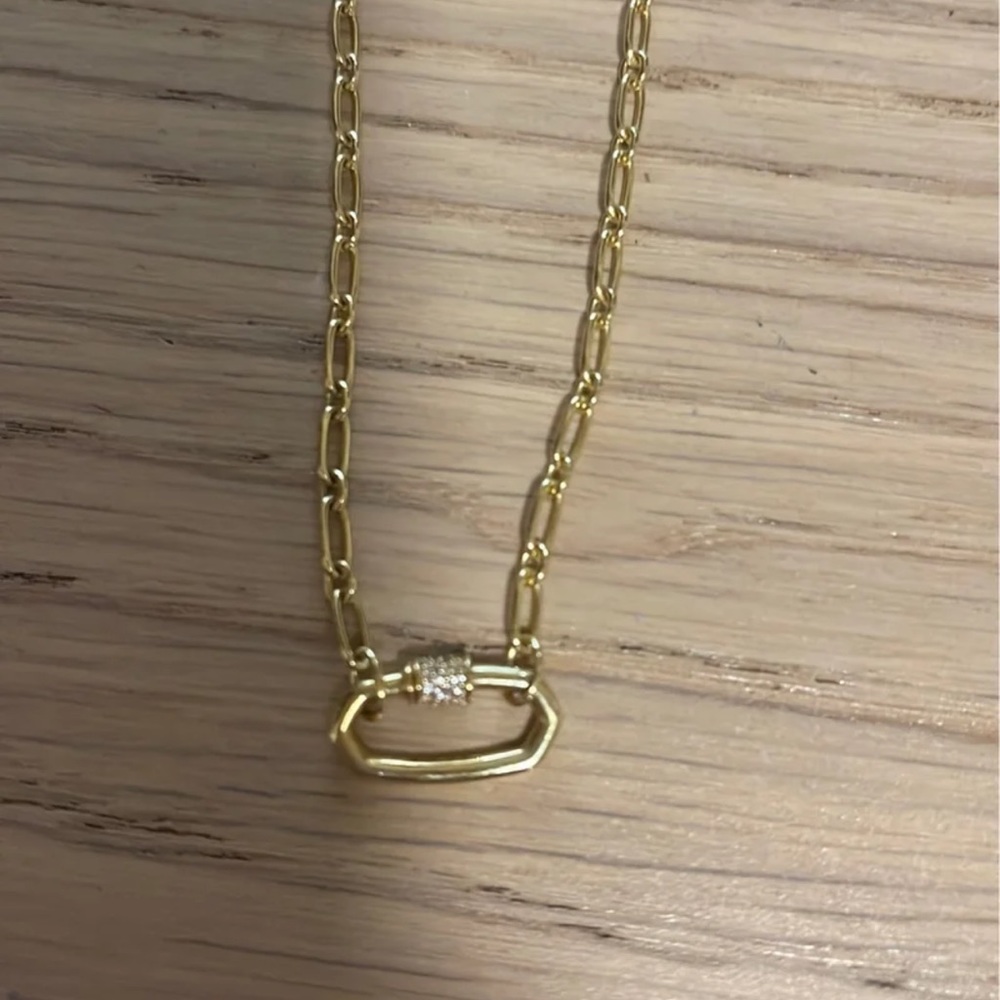 Kendra Scott 18k Gold Bristol link necklace